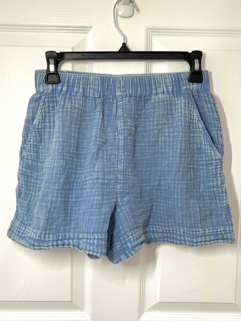 Z Supply 100% Cotton XS Blue Textured Lounge Shorts